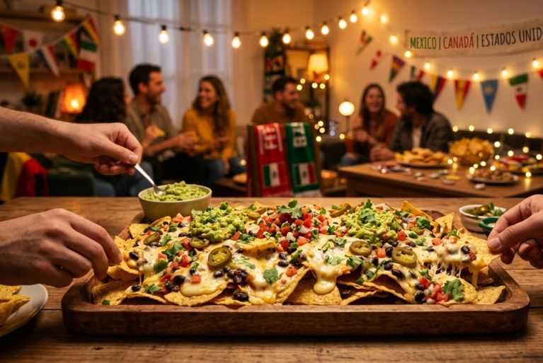 La bandeja de nachos supremos para compartir emociones
